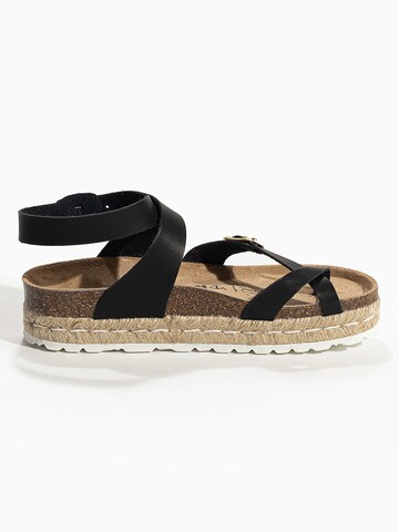 Bayton Sandals 'Den' in Black