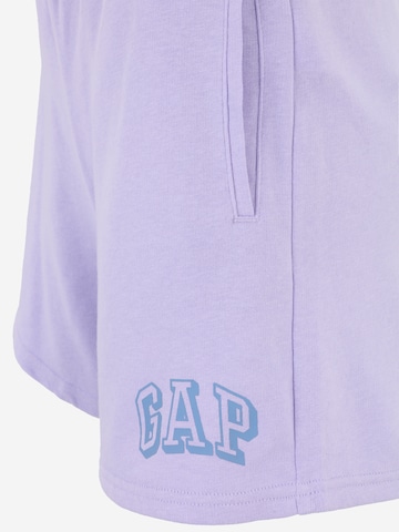 Gap Petite Regular Housut värissä lila