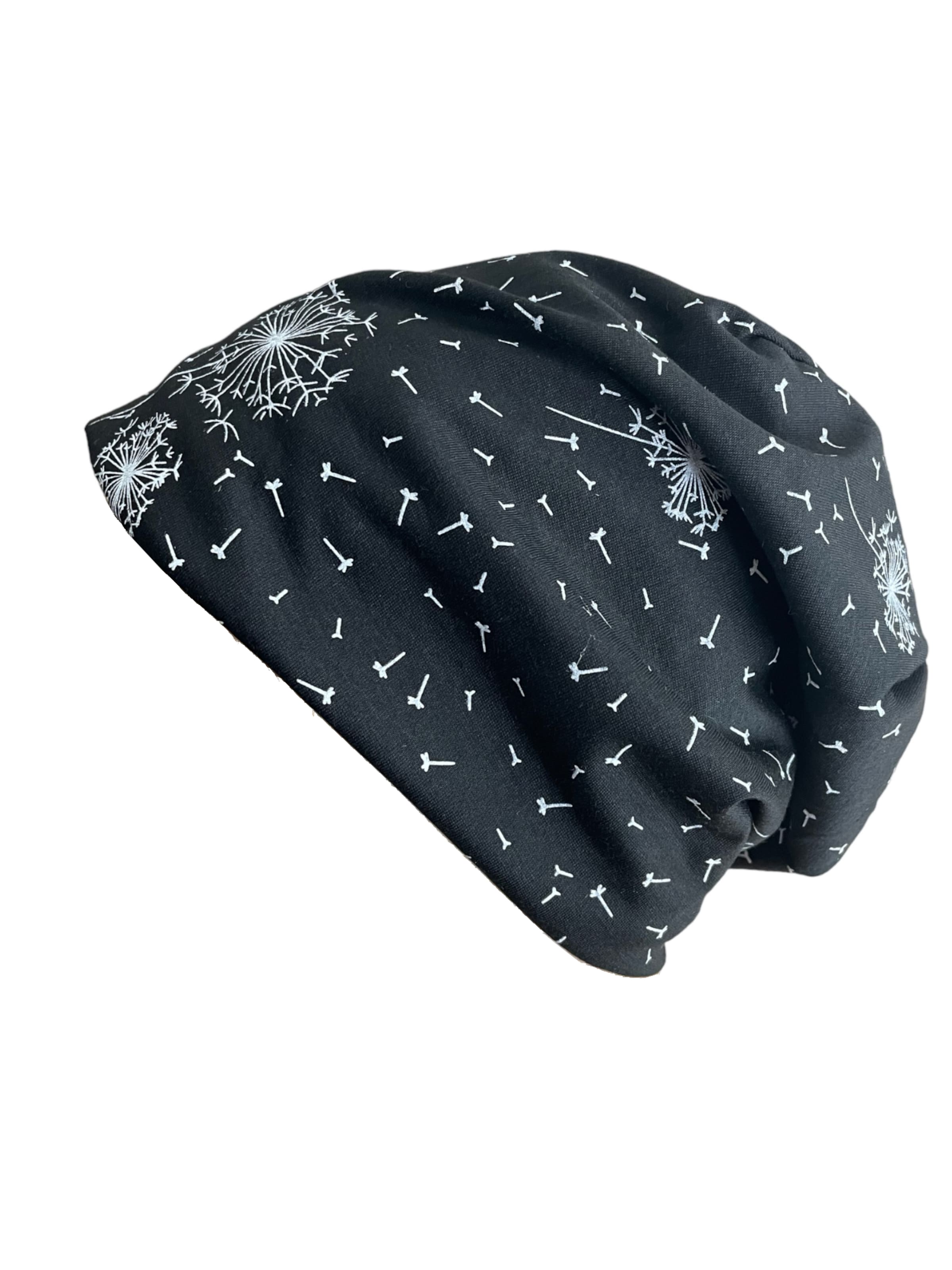 Kumixi Beanie 'Slouch Beanie' in Black: front