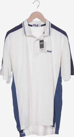 FILA Poloshirt L-XL in Weiß: predná strana