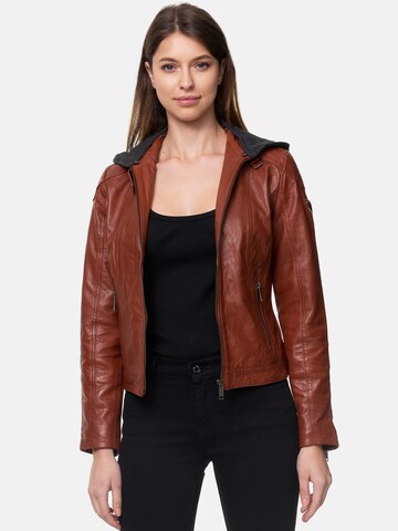 Tazzio Between-Season Jacket 'F503' in Brown