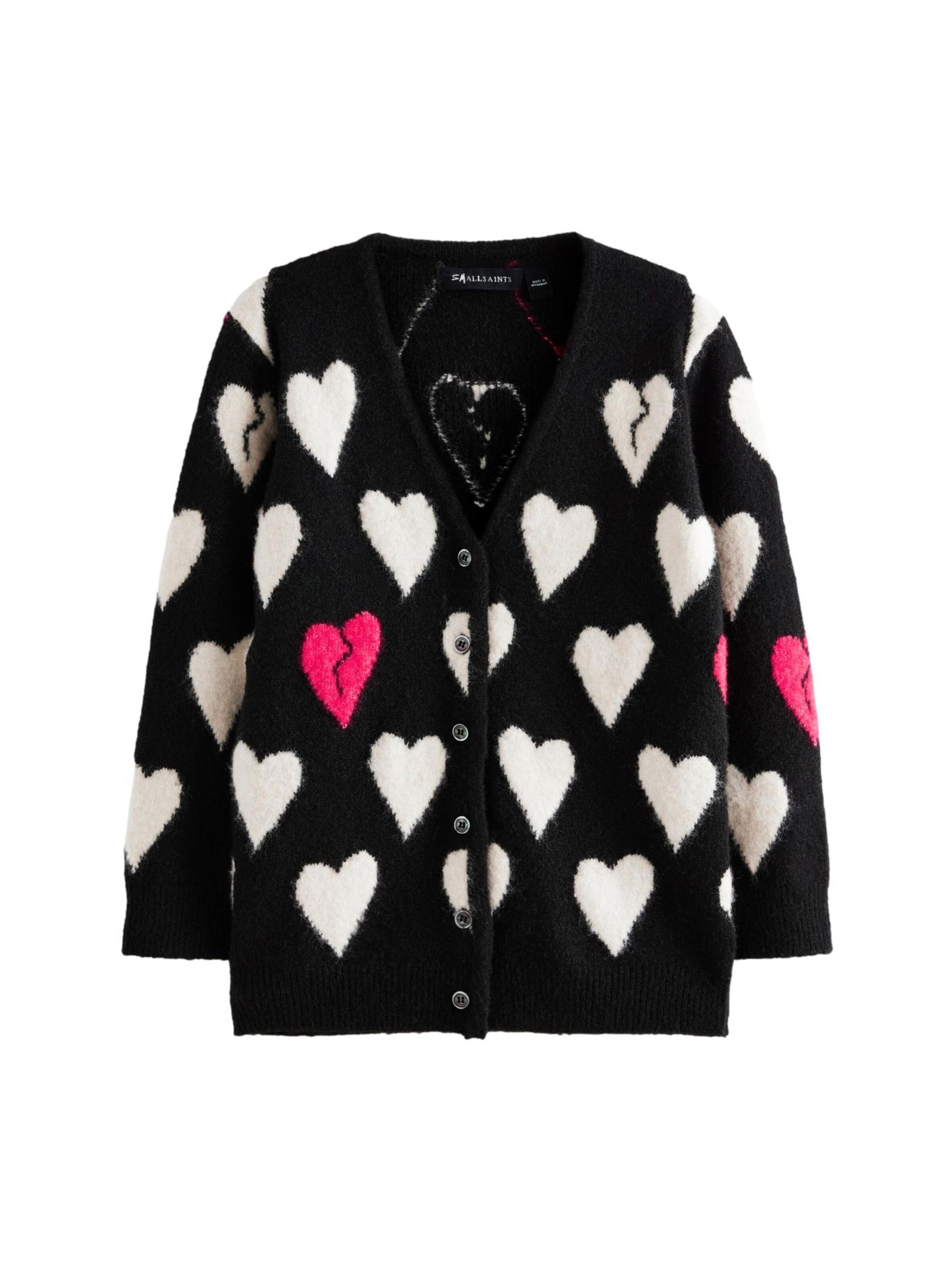 smALLSAINTS Strickjacke in Schwarz: Vorderseite