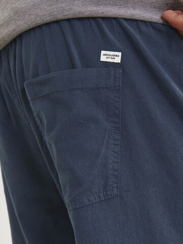 Jack & Jones Plus Tapered Trousers in Blue