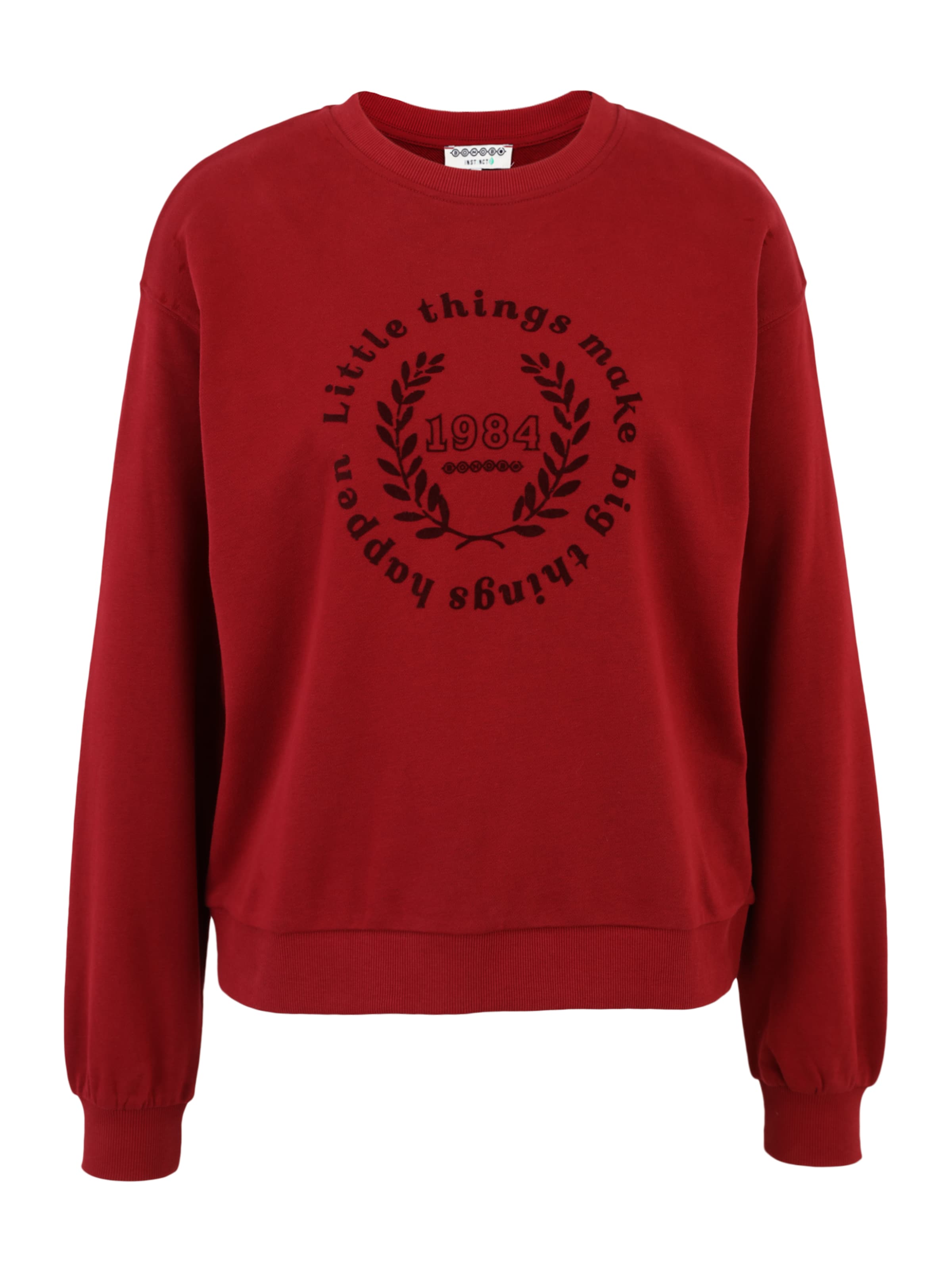 BONOBO Свитшот в Красный: спереди