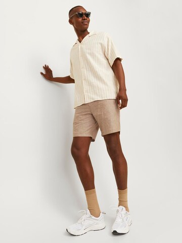 JACK & JONES Regularen Chino hlače 'ACE SUMMER' | rjava barva