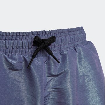 ADIDAS SPORTSWEAR Regular Workout Pants 'Dance Loose Fit Two-In-One' in Purple