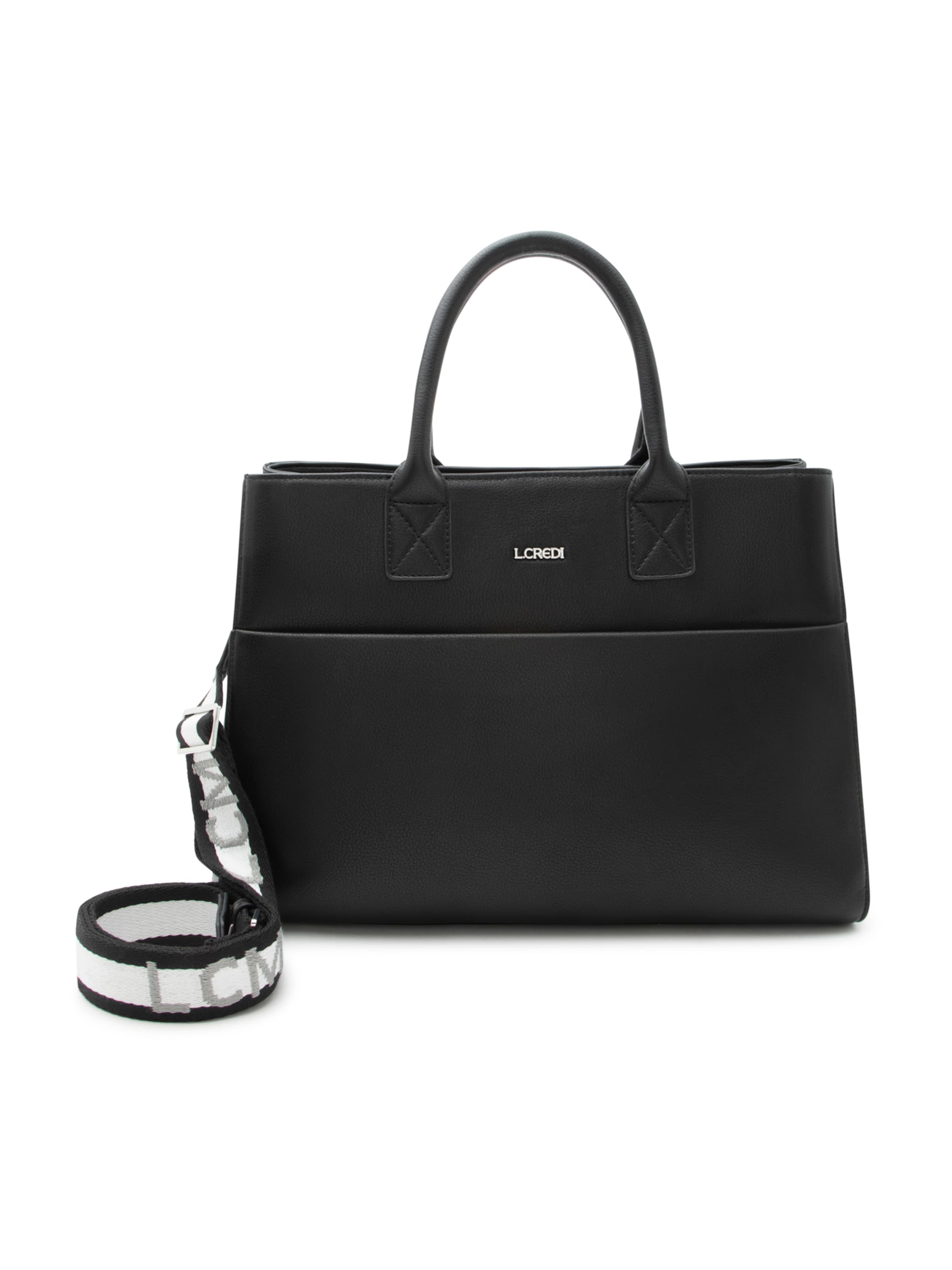 Sacs à main 'Ruby' L.CREDI en noir : devant