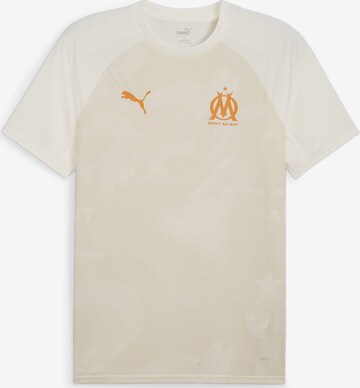 Maillot 'Olympique de Marseille' PUMA en beige : devant