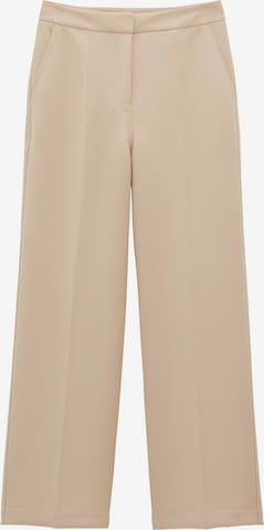 Someday Loose fit Pleated Pants 'Caila' in Beige: front