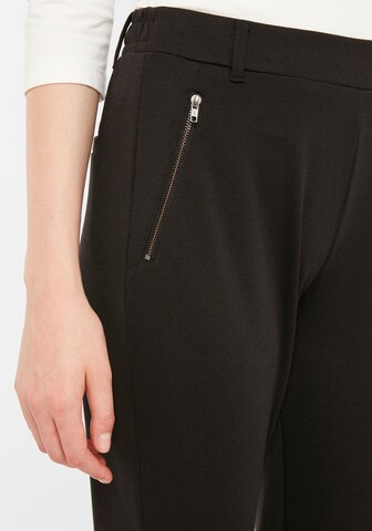 ICHI Tapered Hose 'Kate' in Schwarz