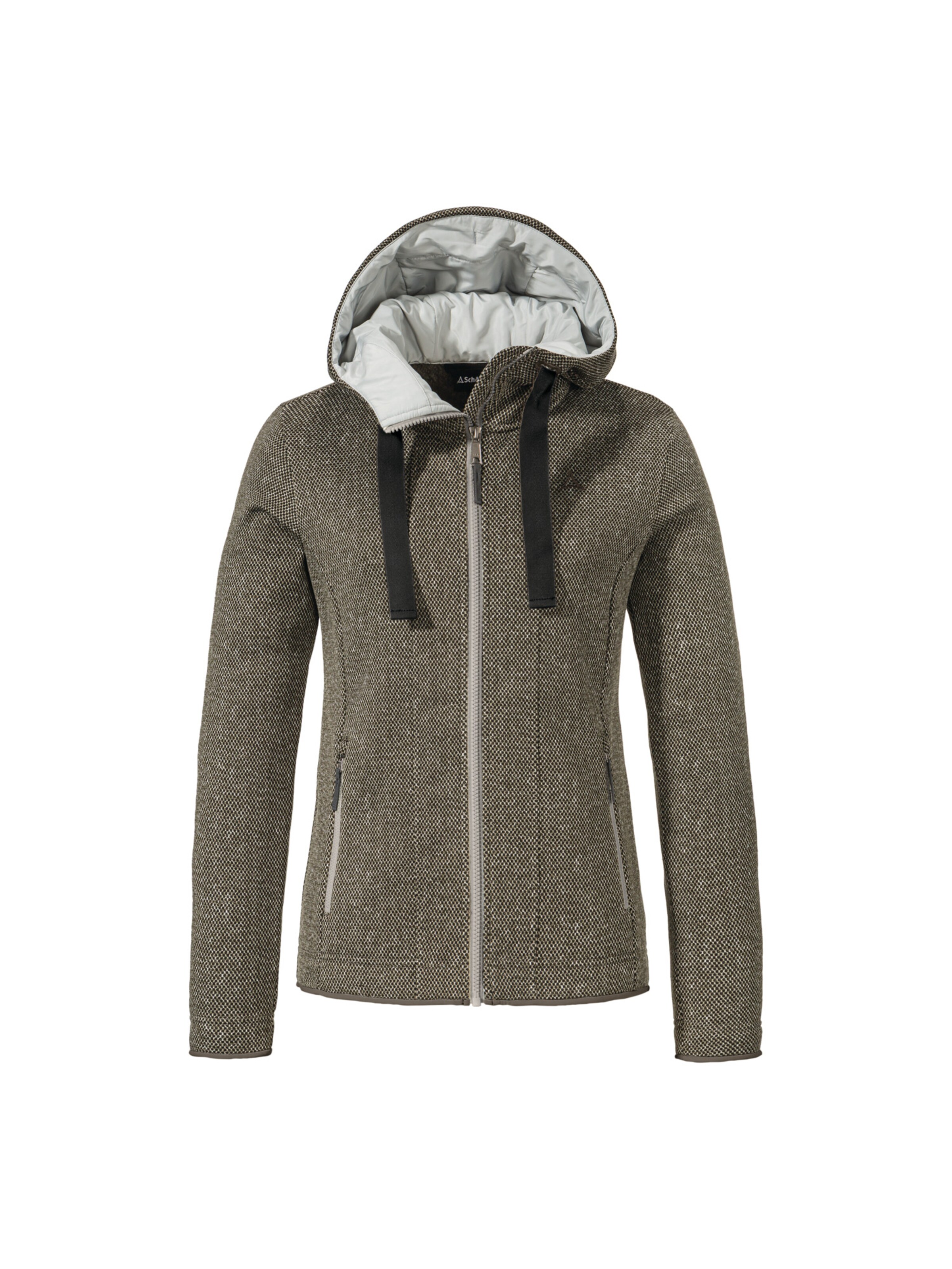 Schöffel Functionele fleece jas ' Aurora L ' in Bruin: voorkant