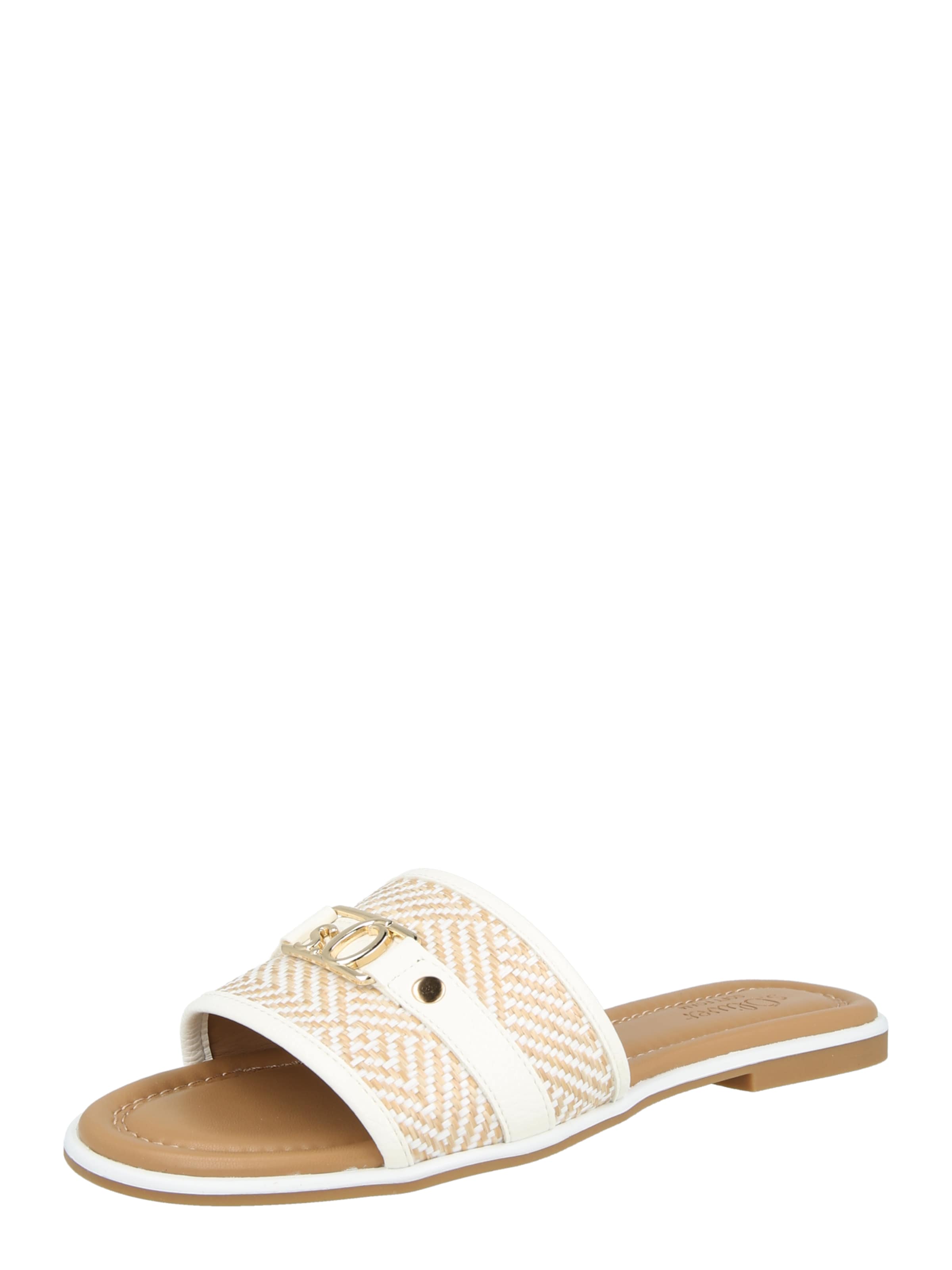 s.Oliver Pantolette in Beige: Vorderseite