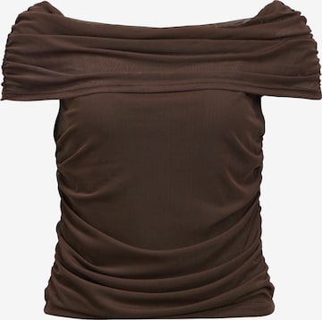 T-shirt 'OBJDINA' OBJECT en marron : devant
