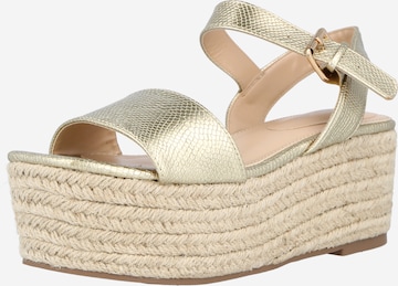 ABOUT YOU Sandals 'Heidi' in Gold: front