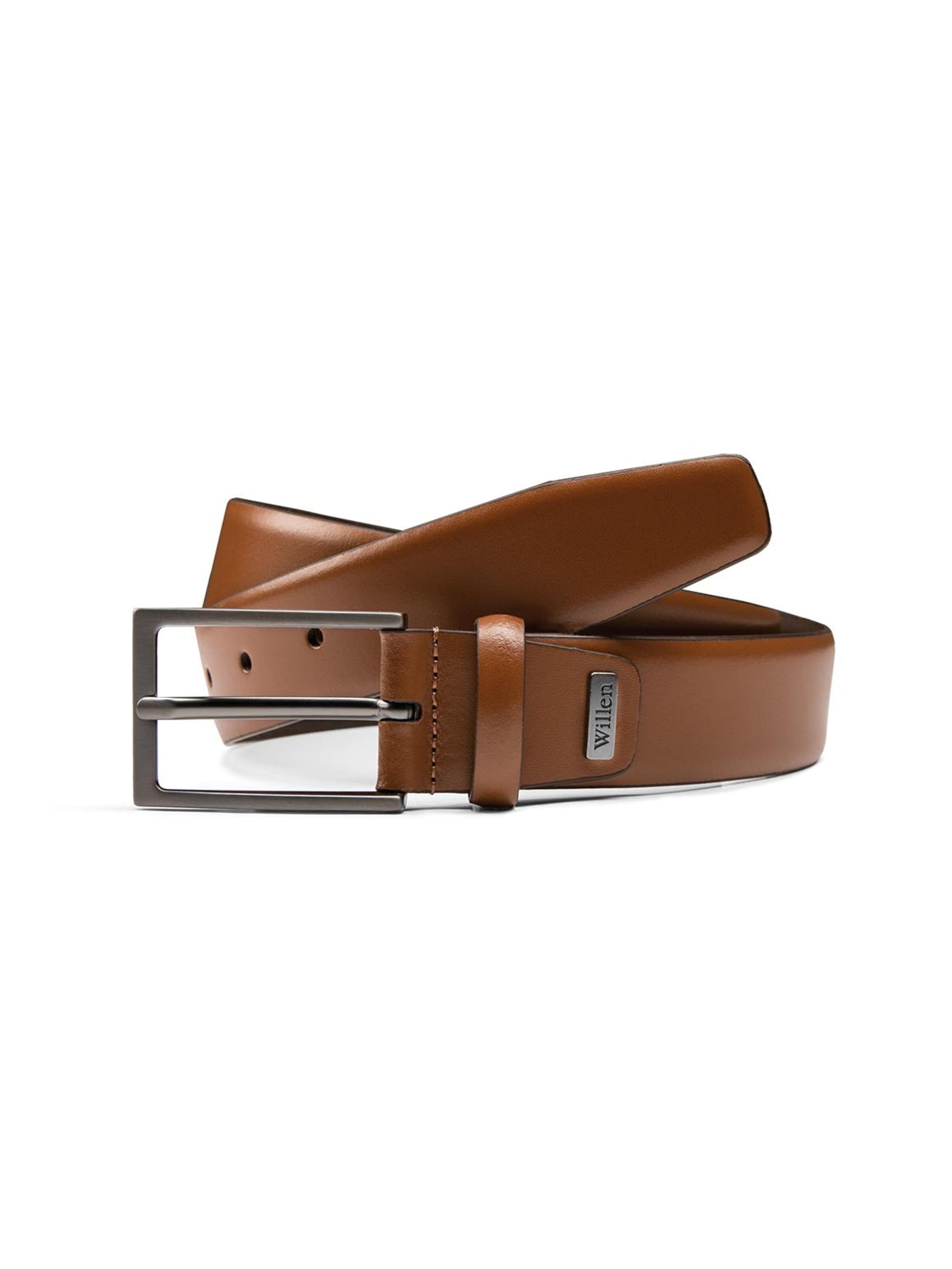 WILLEN Gürtel 'Glattledergürtel'‌‌‌‌‌ in Beige: Vorderseite