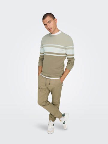 Only & Sons Sweater 'Niguel' in Grey
