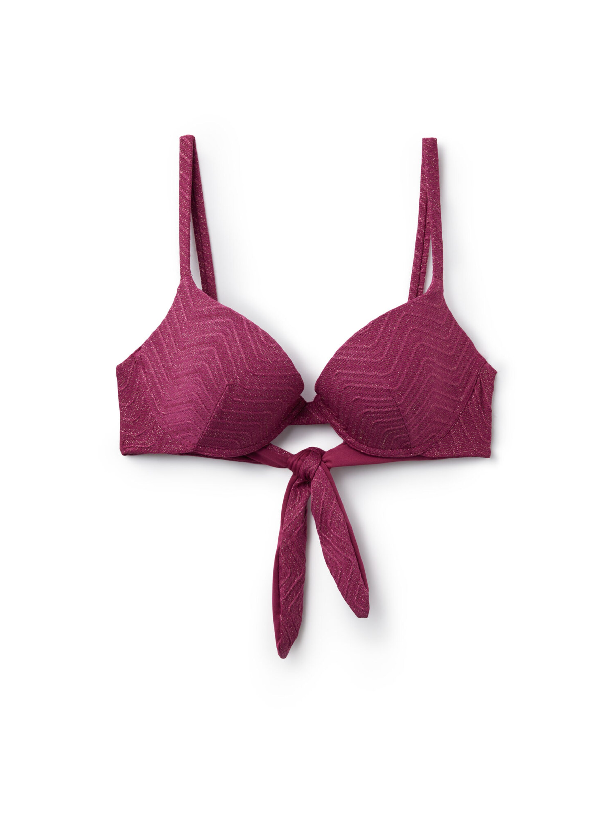 Tezenis Push-up Bikinitop 'Sparkling Touch Malva' in Pink: Vorderseite