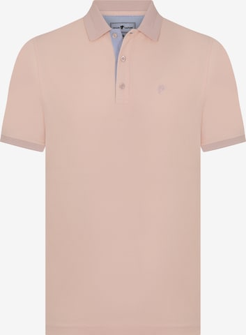 DENIM CULTURE T-shirt 'Justin' i rosa: framsida