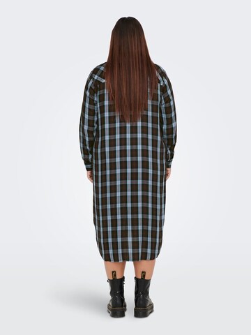 ONLY Carmakoma Shirt dress 'Milena' in Brown
