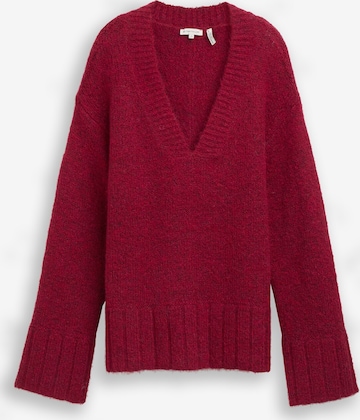 TOM TAILOR Trui in Rood: voorkant