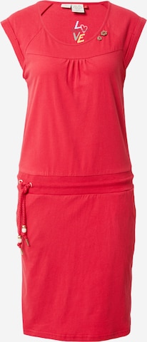 Ragwear Платье в Красный: спереди