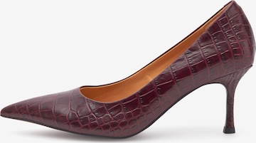 Escarpins ' Laura ' WODEN en rouge : devant