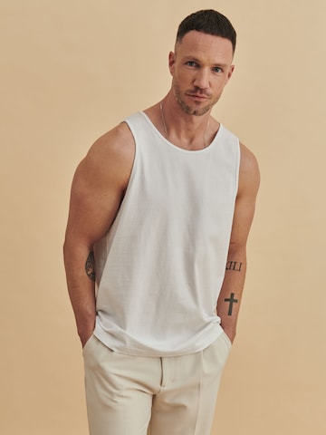 DAN FOX APPAREL Shirt 'Thore' in White: front