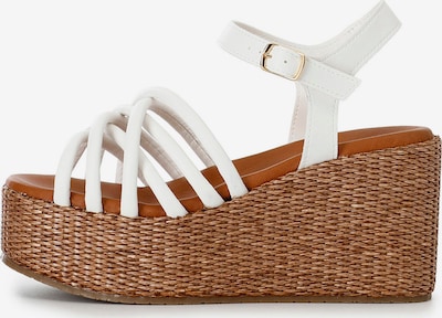 CAFè NOIR Sandalen in weiß, Produktansicht