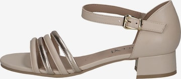 CAPRICE Sandalen met riem in Beige