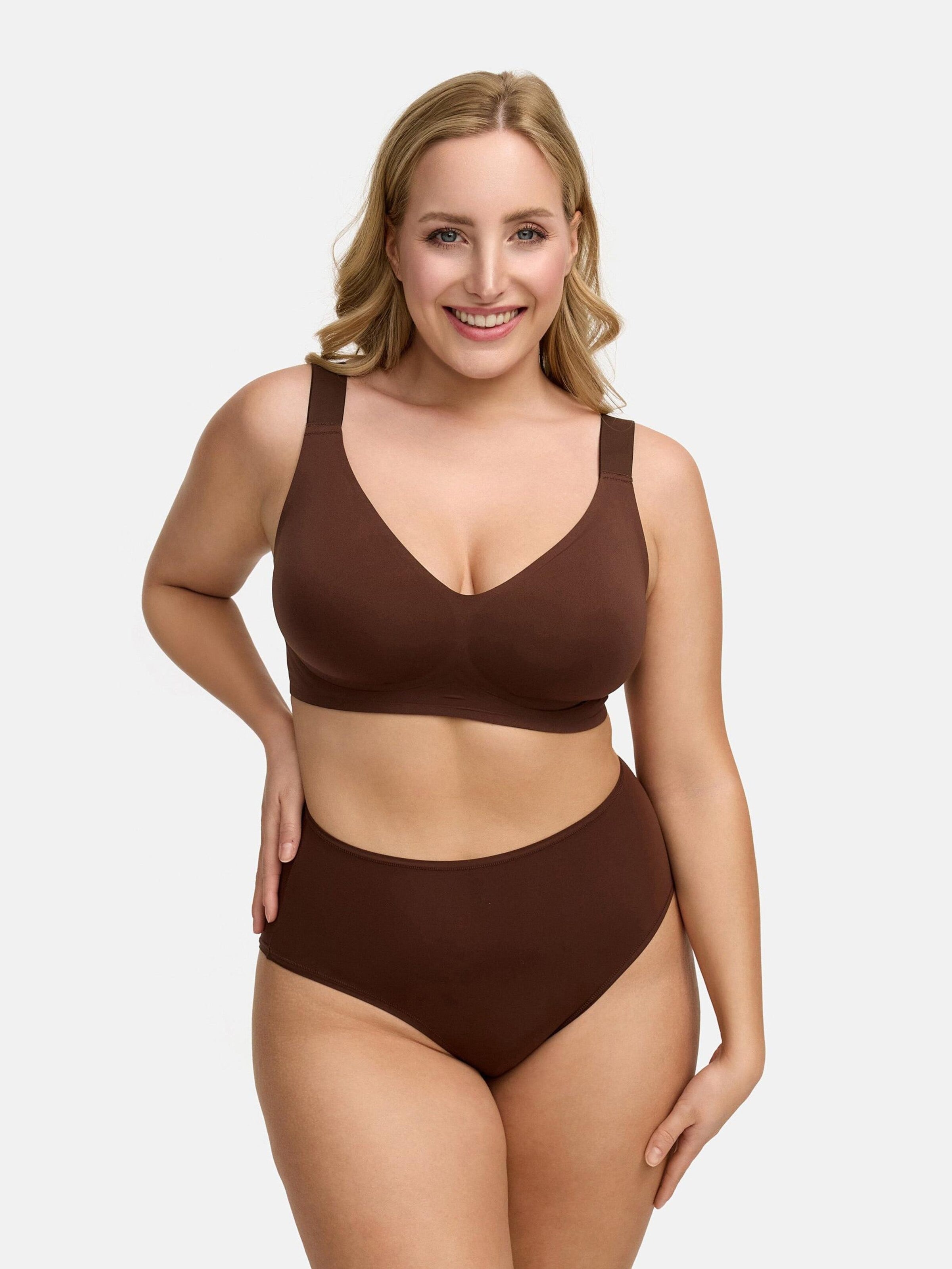 Minimizer Minimizer 'Comfort Minimizer-BH' di cfab (formerly creamy fabrics) in marrone: frontale