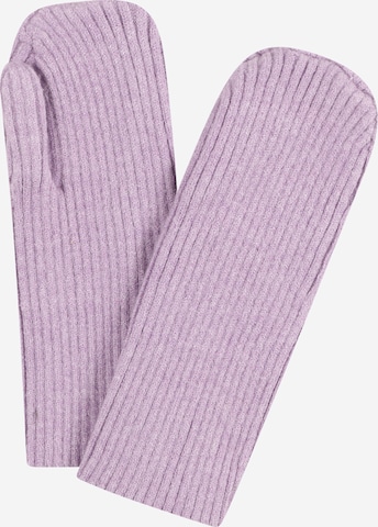 Gants KIDS ONLY en violet : devant