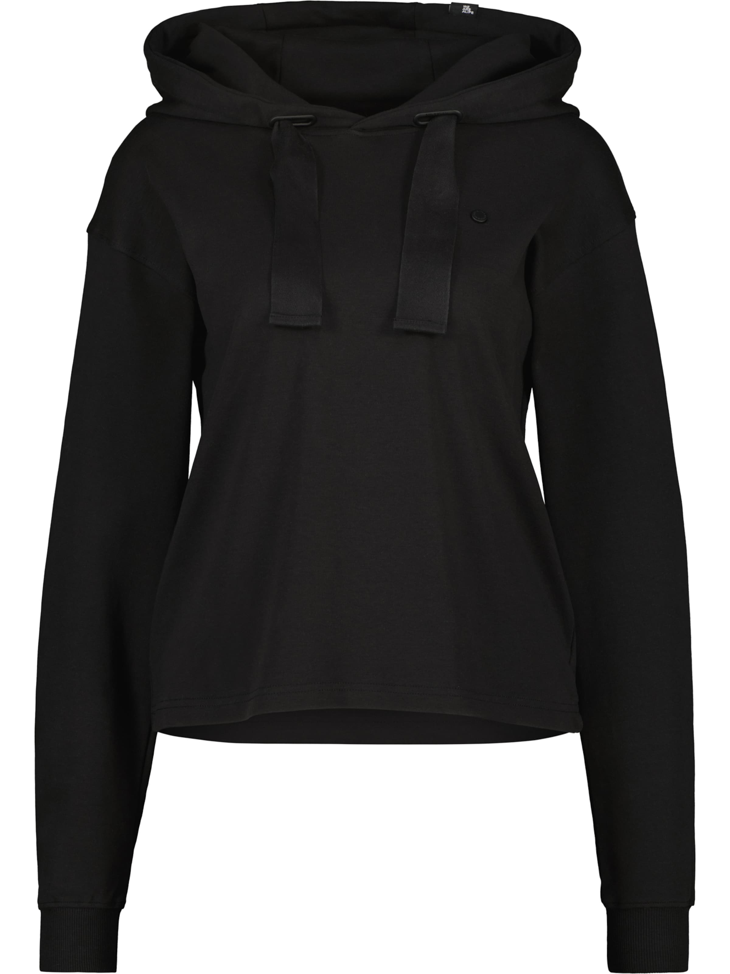 alife & kickin Μπλούζα φούτερ 'BrandyAK' σε μαύρο: μπροστά