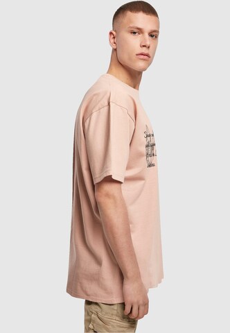 Merchcode T-Shirt 'Spring Saying' in Pink
