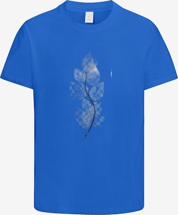 HUSKSWARE Shirt 'Grafik' in Blau: Vorderseite