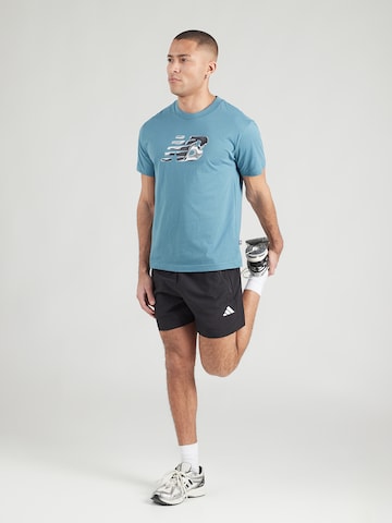 Tricou funcțional de la new balance pe albastru