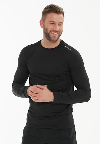 ENDURANCE Functioneel shirt 'Hubend' in Zwart: voorkant