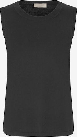 FALKE Pullover 'Cotton Knit' in Schwarz: Vorderseite
