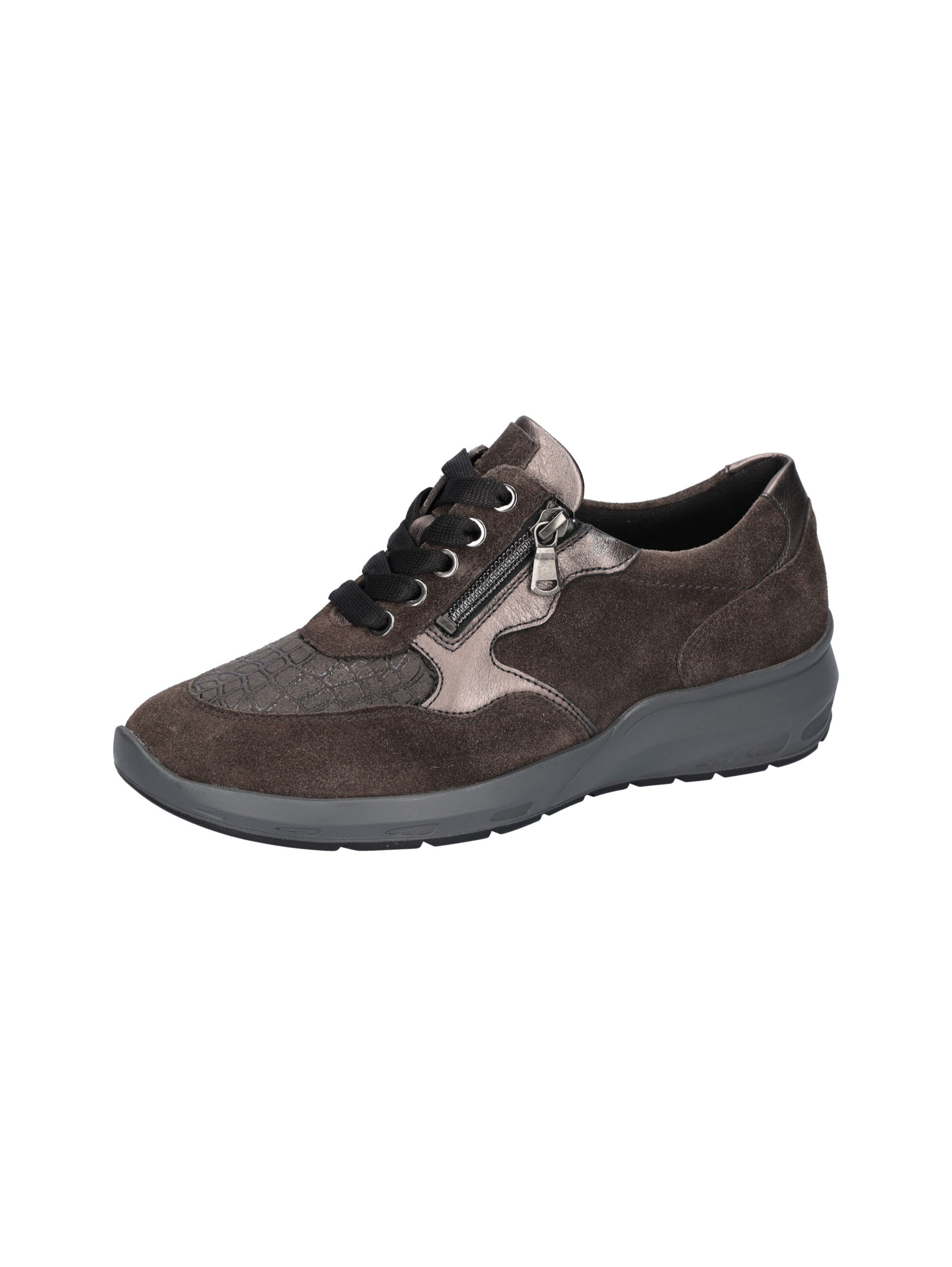 WALDLÄUFER Athletic Lace-Up Shoes 'Tonia' in Brown: front