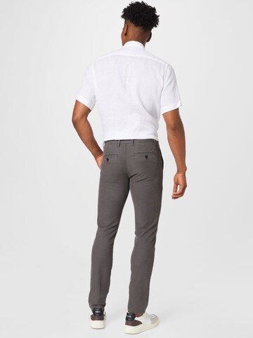 TOMMY HILFIGER Slimfit Chinosy 'BLEECKER' w kolorze szary