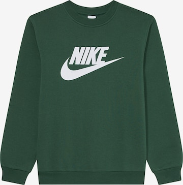 Nike Sportswear Majica 'CLUB FLC' | zelena barva: sprednja stran