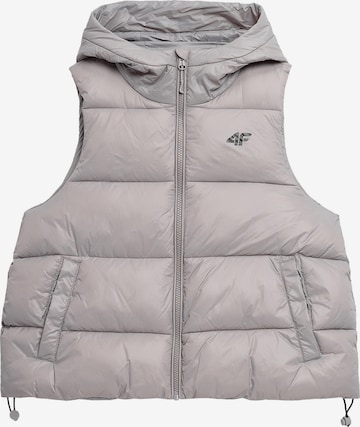 4F Sportbodywarmer in Bruin: voorkant