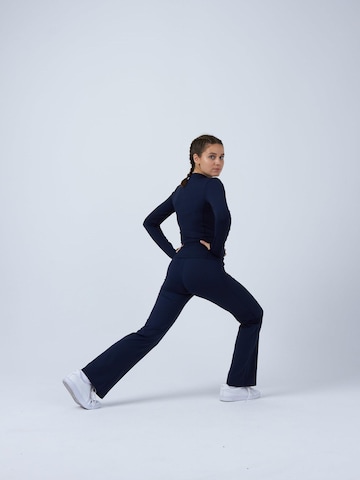 SPORTKIND Functioneel shirt 'High-Neck' in Blauw