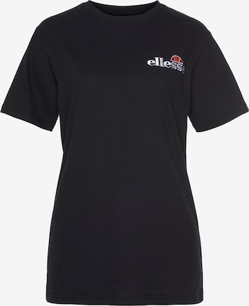 ELLESSE Shirt in Zwart: voorkant