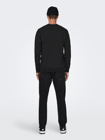 Only & Sons Sweatshirt in Black