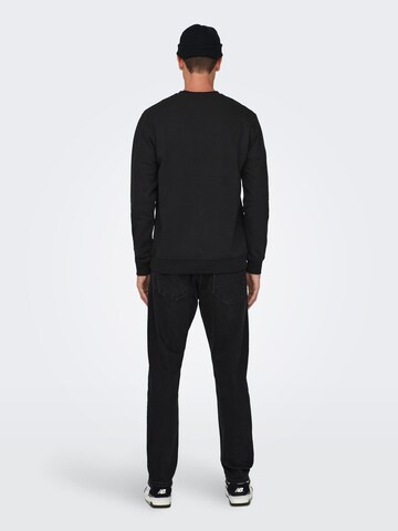 Only & Sons Sweatshirt in Schwarz