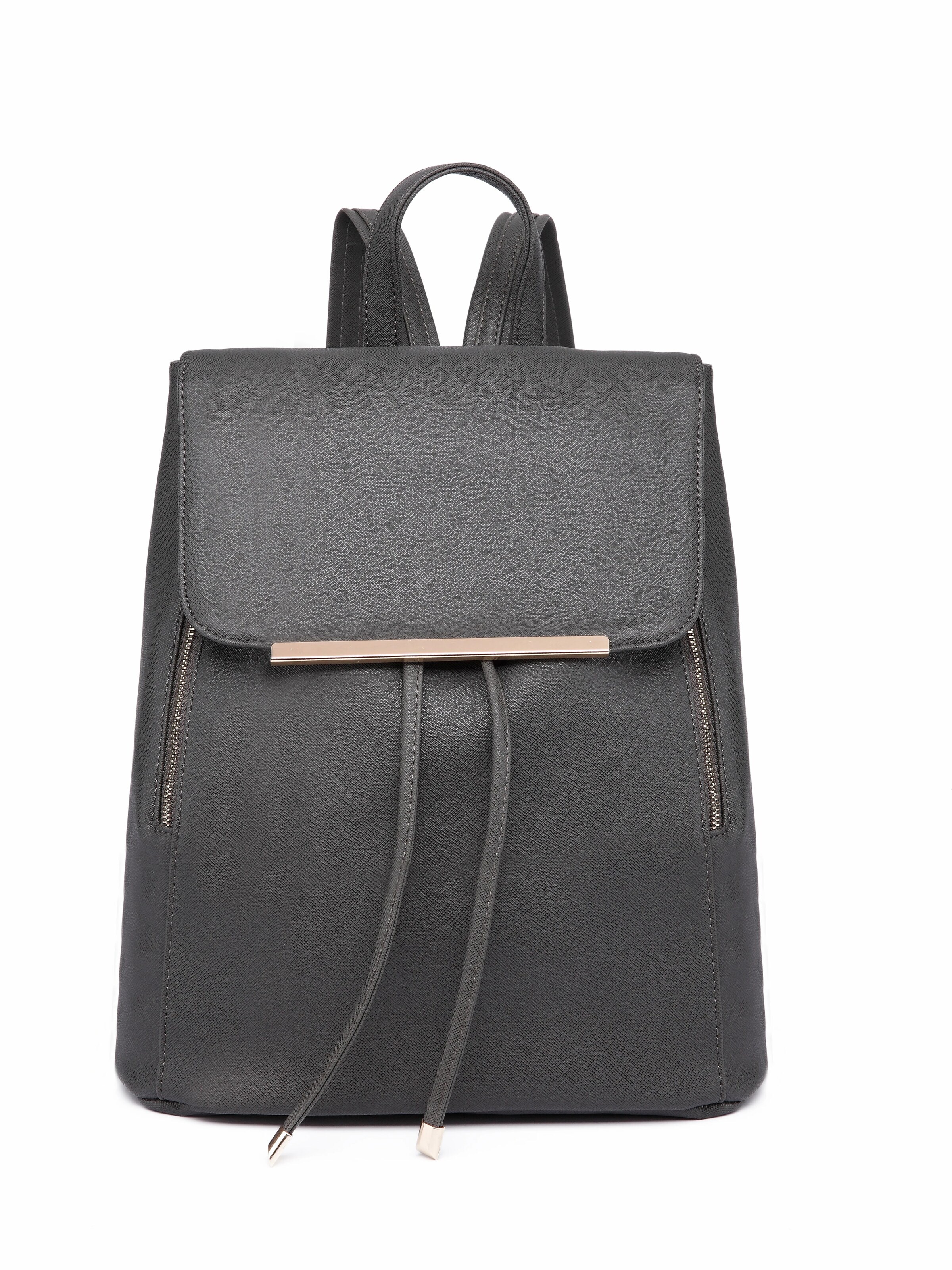 Miss Lulu Backpack in Grey: front