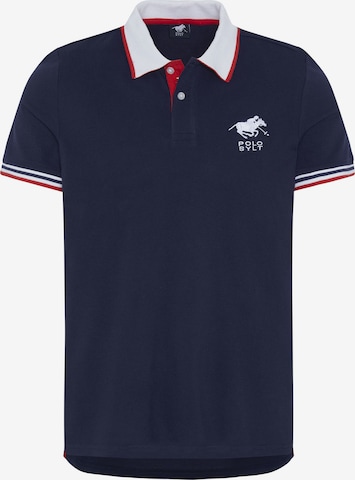 Polo Sylt Shirt in Blue: front