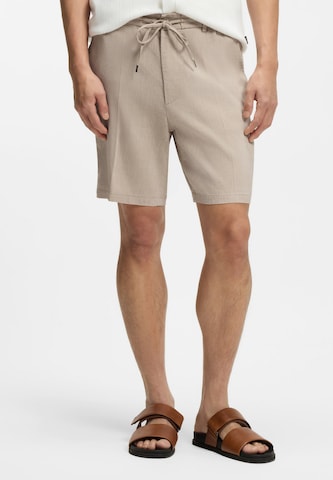 BOSS Regular Shorts 'H-Kane1-RDS' in Beige: Vorderseite