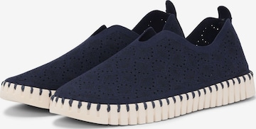 ILSE JACOBSEN Slip-Ons 'Tulip3485' in Blue: front