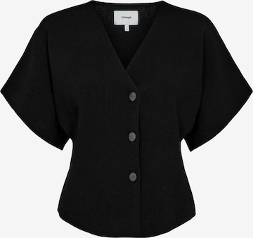 Cardigan 'LONNA' NÜMPH en noir : devant